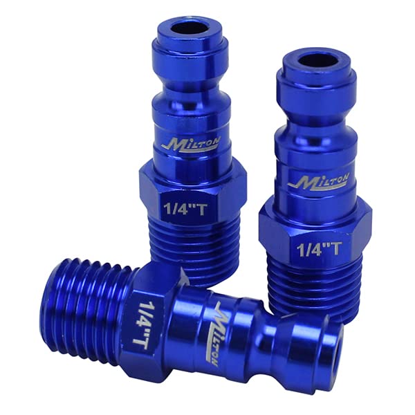 Image of ColorFit Coupler & Plug Kit (5 Piece), T-Style 1 /4 inch NPT Blue