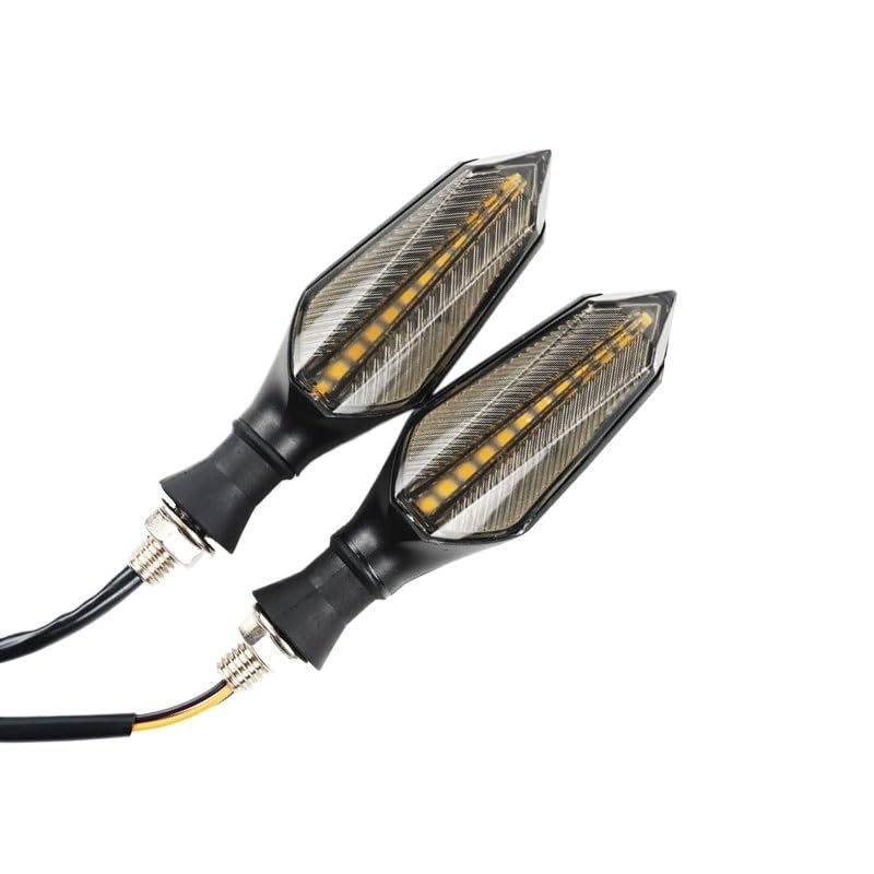 Clignotants LED moto avec feu arrière et accessoires de feux direction