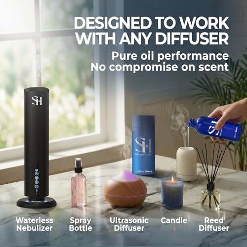 24-KeyMagikal No.1023 Hotel Diffuser Oil Refill, 5.07 Fl oz | 150ml, Luxury Home Scent Fragrance Oil for Diffuser Ultrasonic and Waterless Diffuser Oil and Crafting, Long-Lasting Aroma - Image 4
