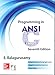 Programming In Ansi C