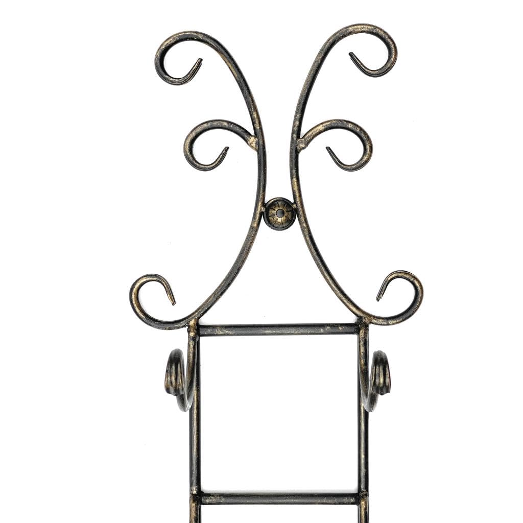 DanDiBo Weinregal Wand Metall Flaschenregal Schmal Regal 6 Flaschen 568 Wine Rack Weinflaschenregal Bar Wein Regal Getränkeregal Flaschen
