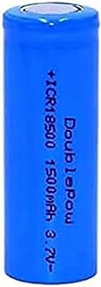 Aa Rechargeable Battery 2pcs 18500 1500mAh 3.7 1500mAh Battery 18500 Li-ION Rechargeable Batteries