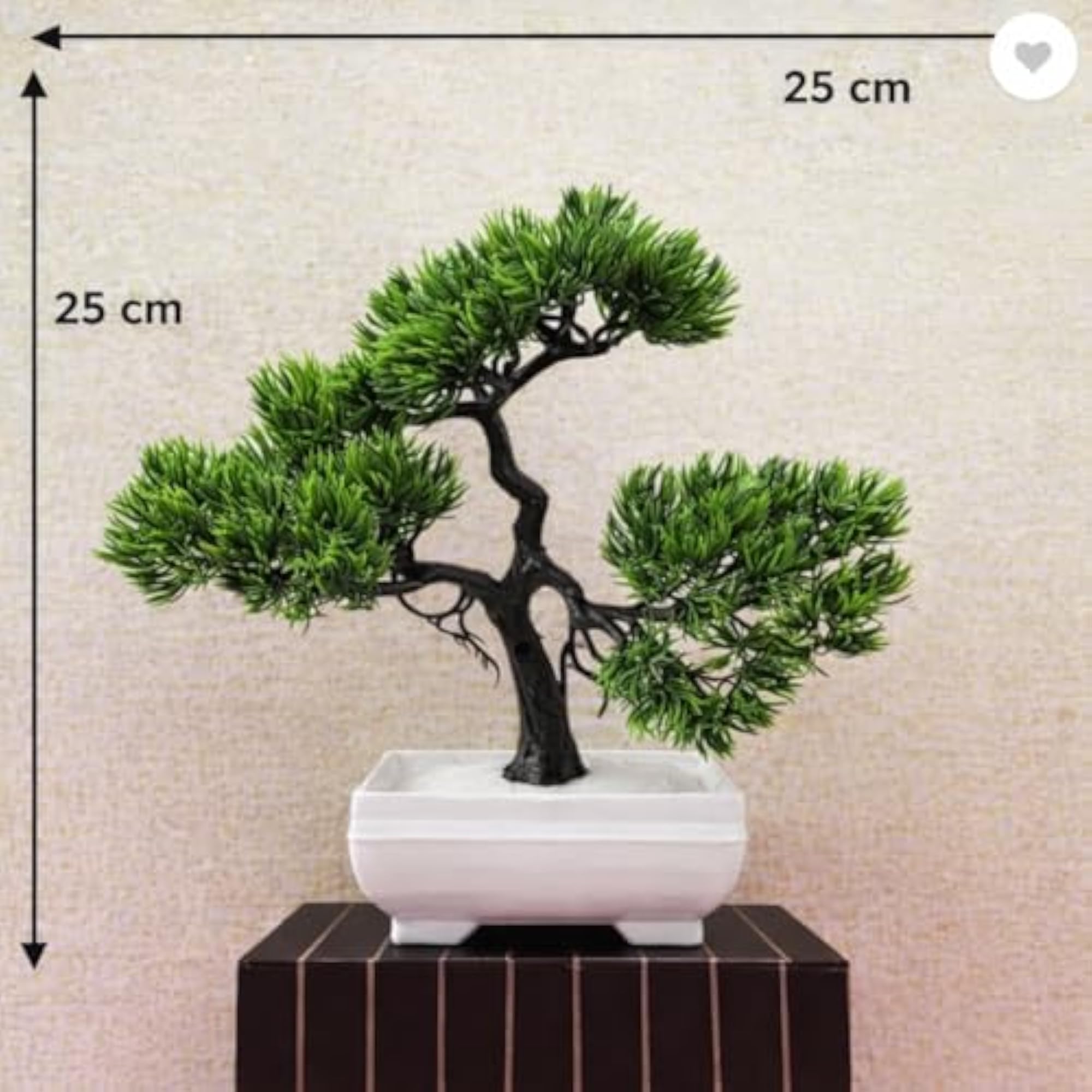 GREENORA Zen Scape Premium Artificial Bonsai Tree with Decorative Pot