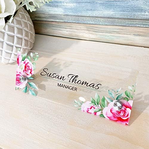 Personalised Desk Title Plate Acrylic Wall Title Plate