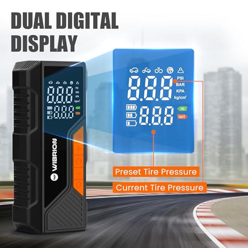 Image of Portable 3-in-1 Cordless & Corded Tire Inflator, 2X Faster | 150 PSI, 6000mAh Long Run Time Battery | Type C Charging, 12V DC Output for Car, Bike & Balls, SOS Light, Multipurpose use