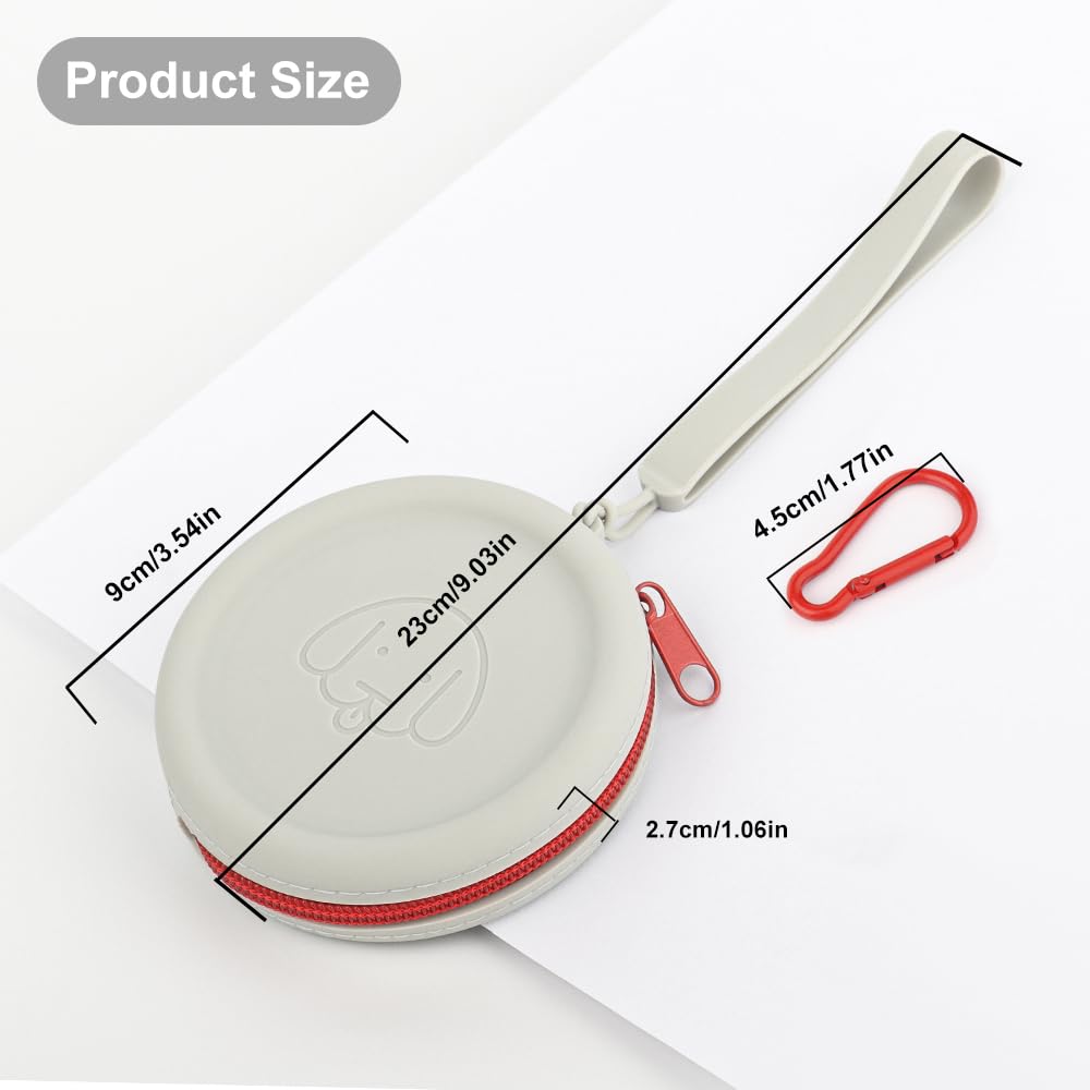 Dibea Sac à Friandise Chien En Silicone Sac De Dressage Chien Sac Alimentaire Chiens Bleu