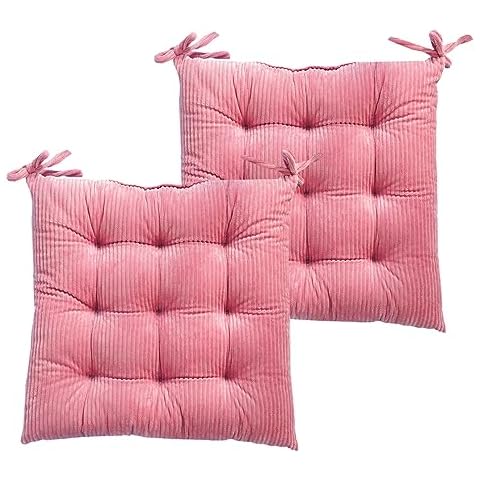 FANSU Set of 2 Dining Chair Cushions Cover