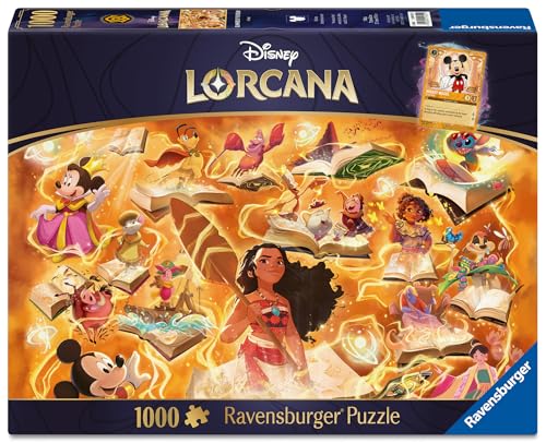 Ravensburger Disney Lorcana Glimmers of the Realm: Amber 1000 piece Jigsaw Puzzle for Adults and Kids Age 12 Years Up - Image 2