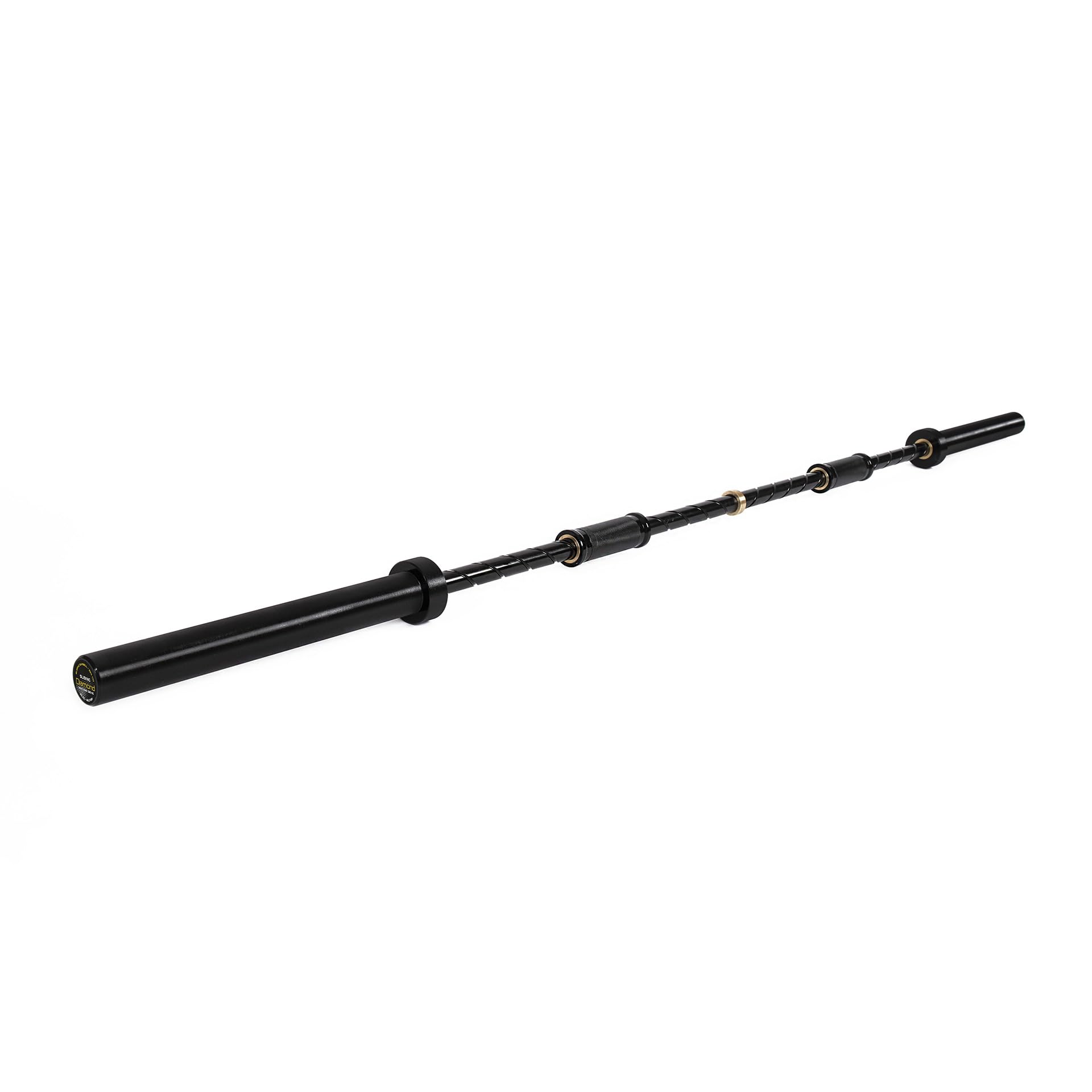 Diamond【Bilanciere Olimpico Sliding-Grip 220 cm Ø50 mm】Barra Pesi 20 kg [Carico 320 kg] Barbell Professionale con Impugnature Flottanti Ø46,5 mm, Godronatura Antiscivolo, Powerlifting & Bodybuilding