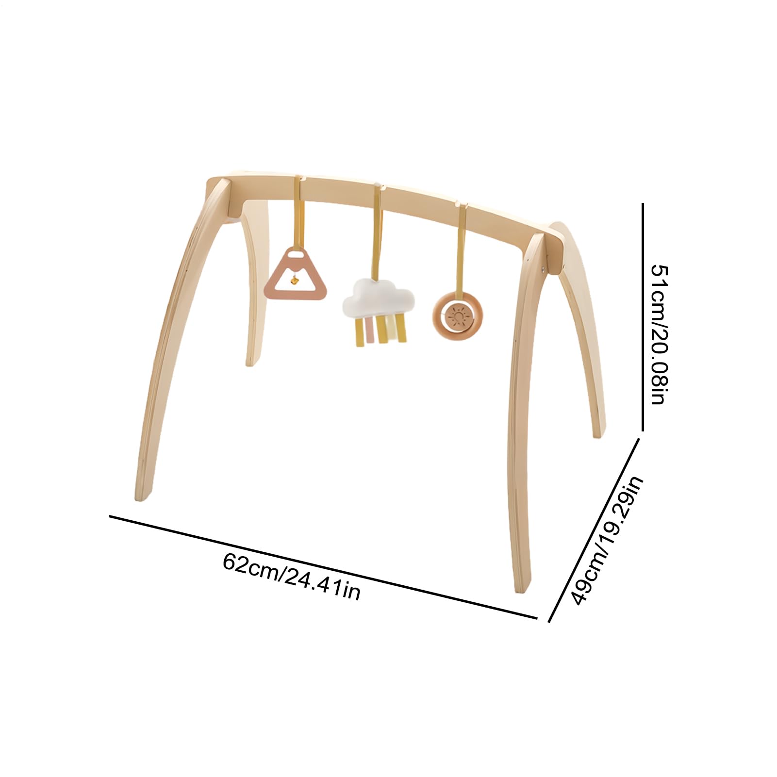 Baby-Aktivitätsspielbogen Rassel, sensorisches Lernspielzeug und | Kinder-Spielbogen mit abnehmbaren Sensorik-Spielzeugen Für Kleinkinder Mädchen drinnen draußen Kinderzimm