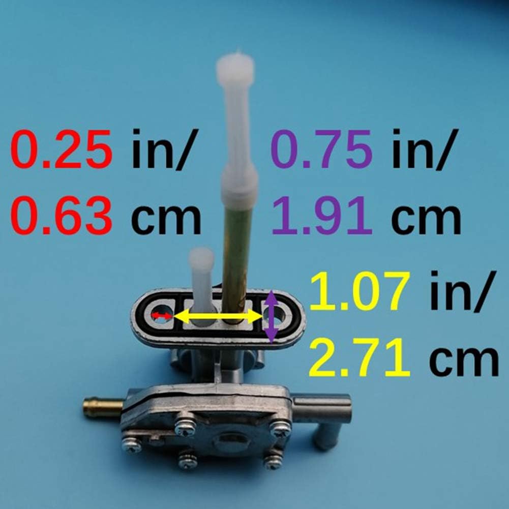 Fuel Cock Petcock Valve Gas Tank Switch Compatible with Suzuki Ozark 250 LTF 250 LT-F250 LTF250 LT F250 44300-05G01 2002 2003 2004 2005 2006 New Z463