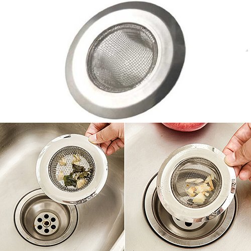 Coladores para fregadero de cocina 3 piezas acero inoxidable miniatura 3
