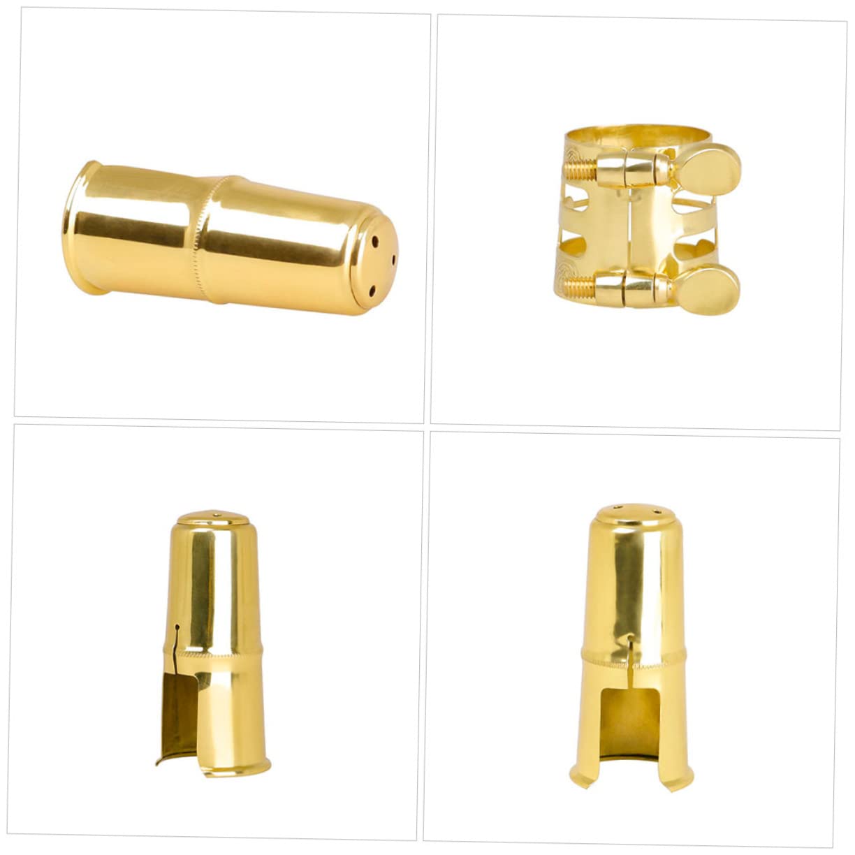 TOYANDONA 3 Sets Saxophon-mundstück-zubehör S Altosopran-saxophon-ligatur Saxophon-kit Alto-ligatur-kappe Leicht Zu Reinigen