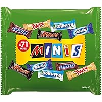 Snickers, Mars, Twix und