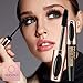 Silksence 4D Silk Fiber Lash Mascara - Waterproof Makeup Eyelash Extension, Sweat proof Long Curling Thick, Long-Lasting, Dramatic Extension, Crazy Long Washable