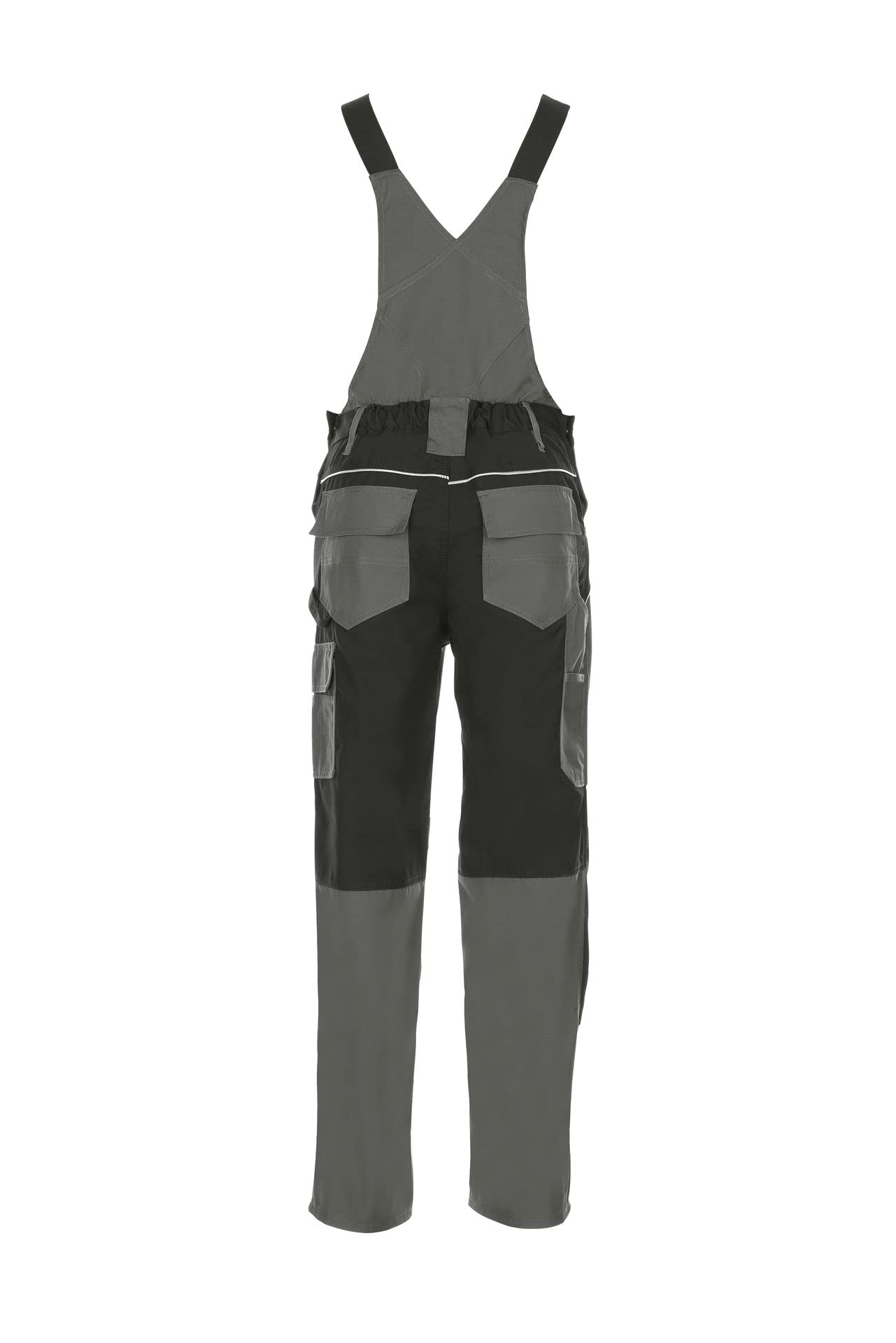 Planam 2526027 Plaline Latzhose, Schiefer/Schwarz, Größe 27