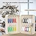 KYODOLED Key Cabinet Wall Mount, Locking Key Organizer, Key Storage Lock Box with Key, Key Management with 20 Key Hooks & Tags Key Labels, 7.87