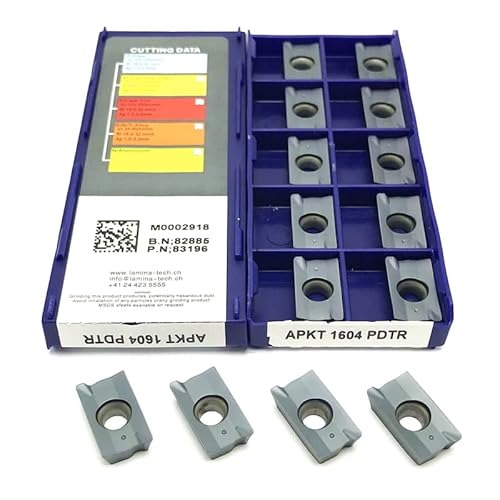 NENEX Insert de fraisage CNC APKT1604 APMT1604 LT30 Outil de Tournage d'insert en carbure Outils de Tour en métal APKT 1604 Outil de Coupe d'insert de Tournage Cover