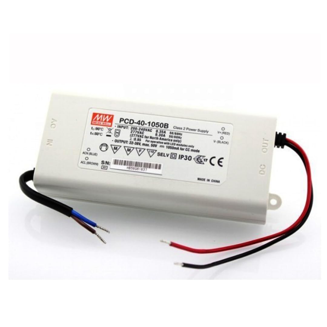 MW MEAN WELL PCD-40-1050B AC-DC Single Output-Treiber, Konstantstrom