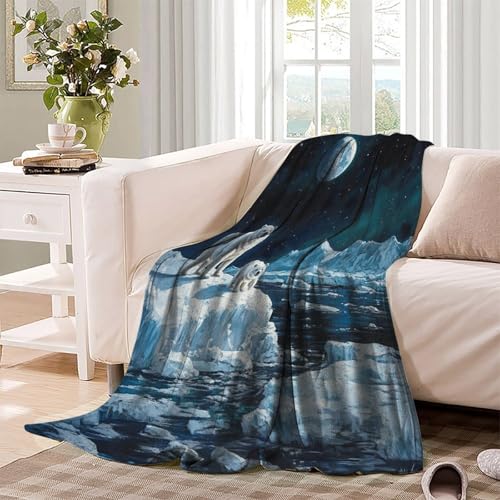 Couverture douce flanelle Ursus Maritimus 3D haute densité - 4
