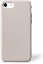 MINTY iPhone SE 3rd and 2nd Generation Case, iPhone 8, iPhone 7 Case, Compatible with All 4 Models, Silicone, Shockproof, Fingerprint Prevention, Gray