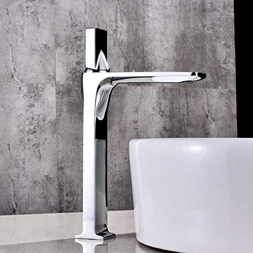 Mitigeur de lavabo haut laiton chromé robuste et durable