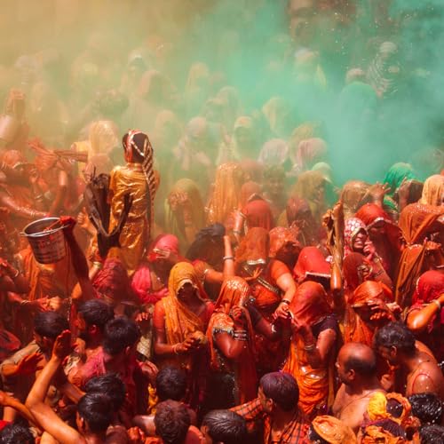 Image of Herbal Gulal Holi Colors Pack of 5 Organic Holi Colours for Holi Celebration | Skin Friendly Natural Gulal for Holi | Non-Toxic, Chemical-Free, Vibrant Long-Lasting Colors