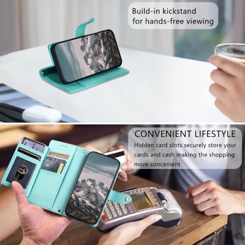 Étui pour Oppo Reno 10 5G avec fermeture éclair et portefeuille - 5