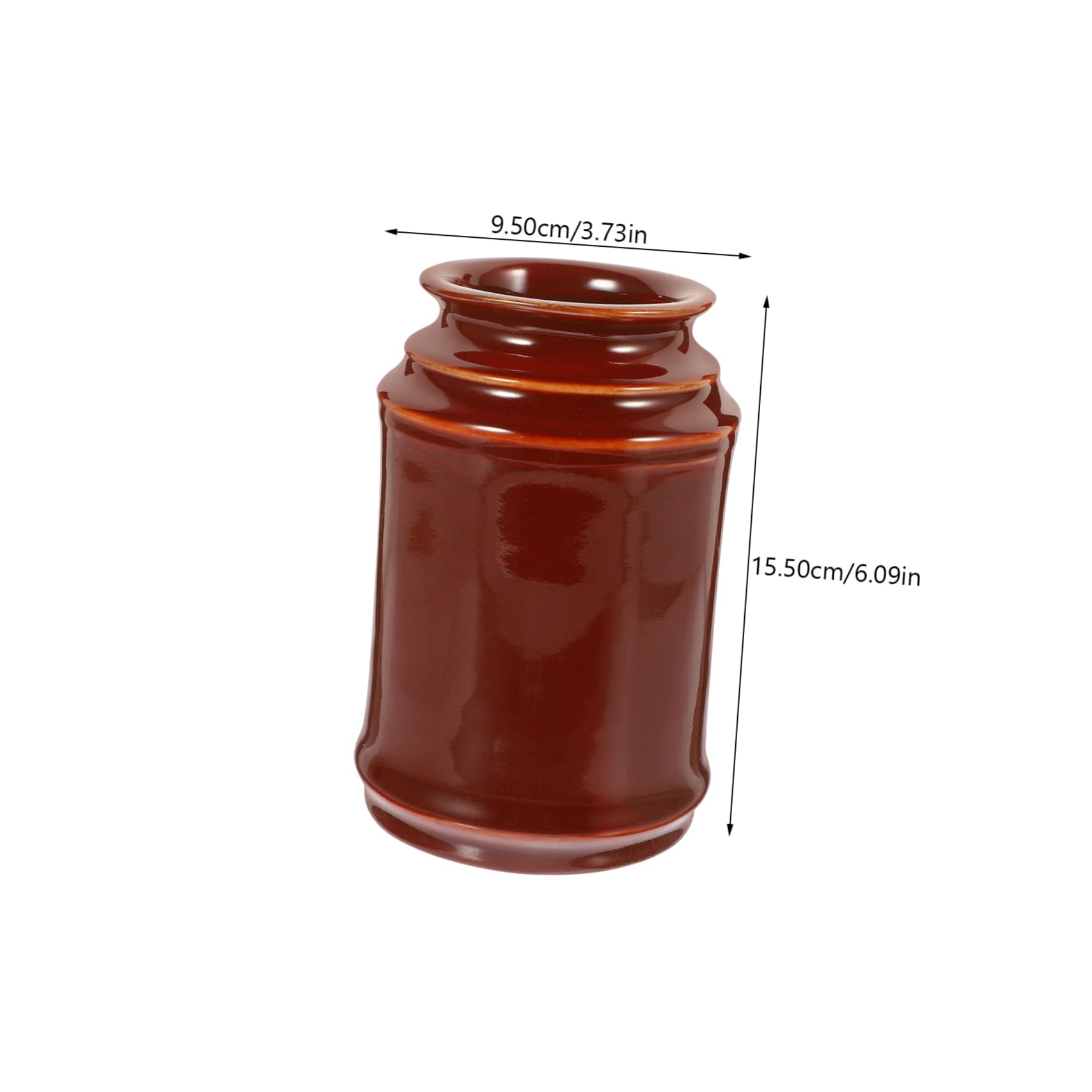 HOLIDYOYO Ceramic Chopstick Holder Multi Functional Utensil Storage Can for Kitchen Counter Cutlery Organizer for Home Hotel Restaurant Scratch Resistant and Easy to Clean