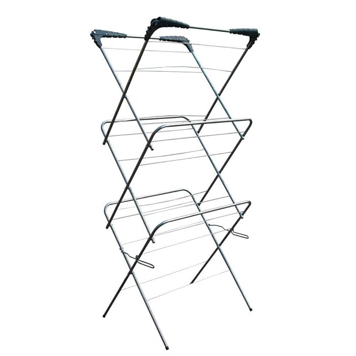 Buy Clothes Airer Dryer 3 Tier Laundry Horse Freestanding Durable