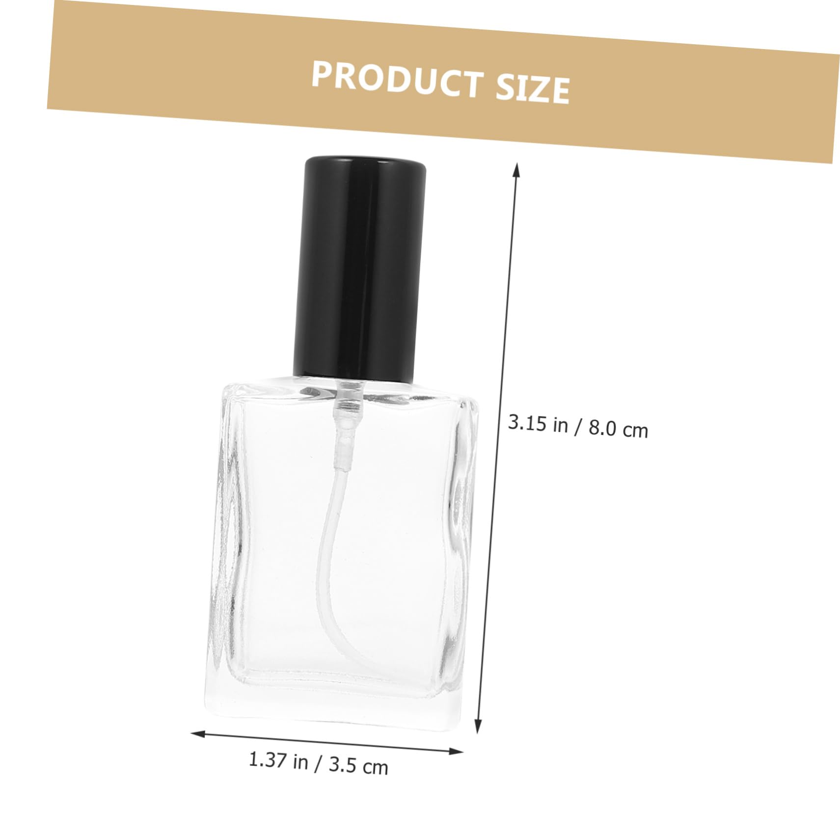 POPETPOP 12 X 15 ml Parfümzerstäuber aus Glas Multifunktional Tragbar für Reisen im Satz