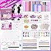 MINIFUN 1500+Pcs Fashion Designer Kit for Girls, Sewing Kit with 7 Mannequins, DIY Arts and Crafts Kit for Kids, Doll Clothes Making Kit, Girl Toys for Age 6 7 8 9 10 11 12 Year Old Gifts