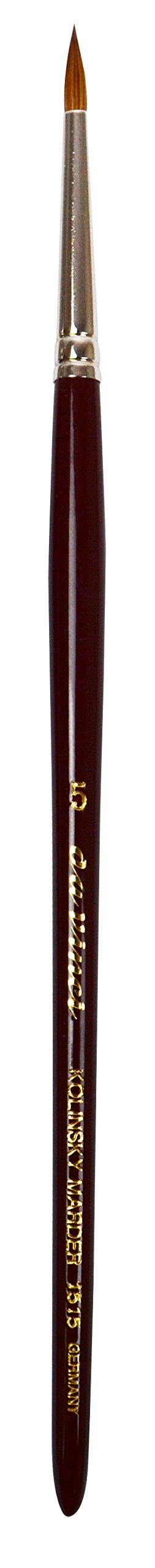 da Vinci Watercolor Series 1515 Maestro Paint Brush, Extra Short Retouching Kolinsky Red Sable, Size 5/0 (1515-5/0)