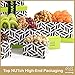 NUT CRAVINGS - Holiday Christmas Dried Fruit & Mixed Nuts Gift Basket Leaf Tower + Ribbon (12 Assortments) Xmas Treats for Adults, Food Arrangement, Healthy Snack Care Package, Kosher