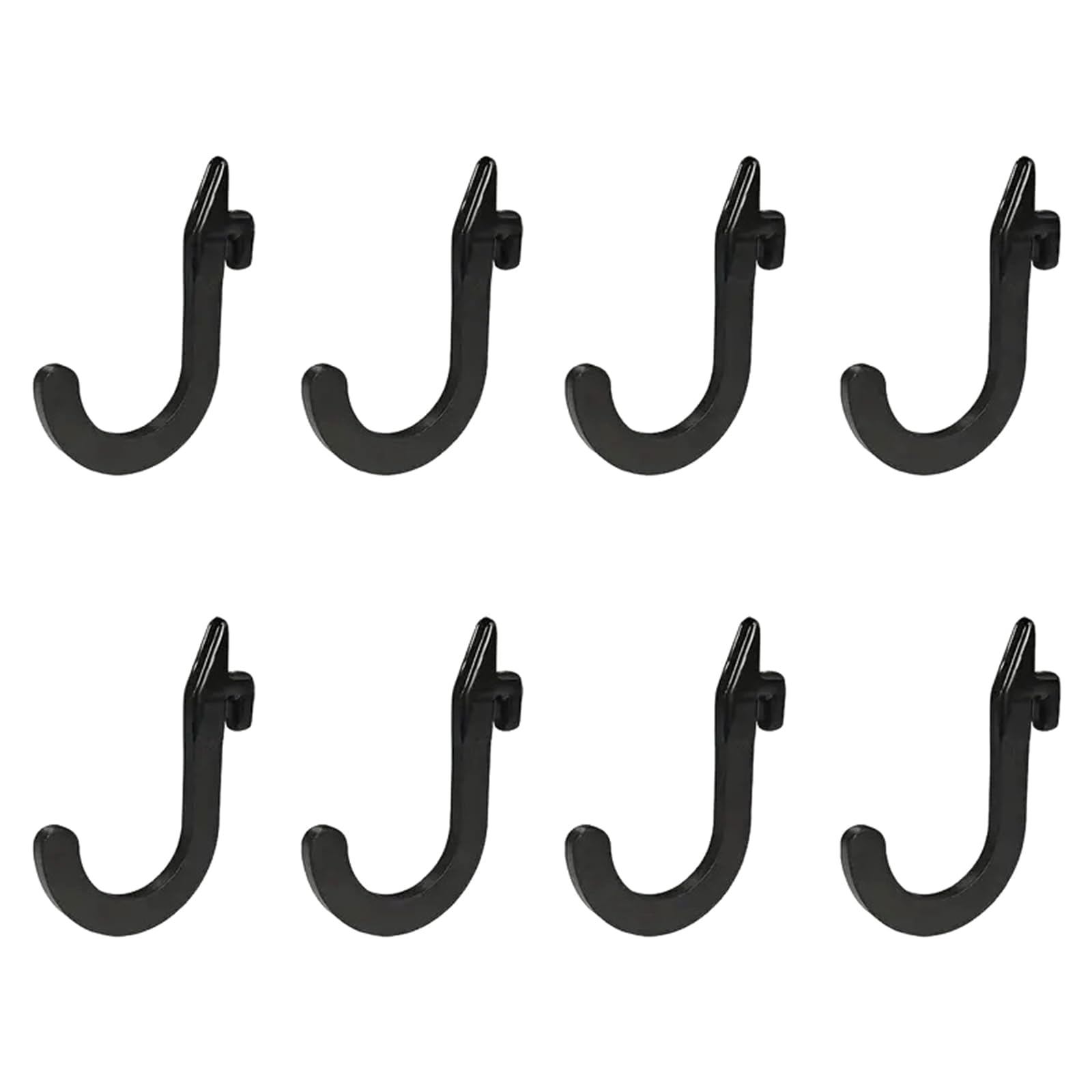 Power Rack - Gancho en forma de J compatible con estantes de 80 mm y 100 mm, configuraciones rápidas para equipos de entrenamiento de fuerza, gancho de dominadas en casa