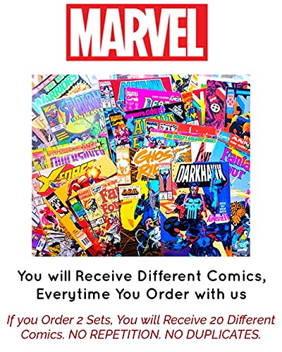 Image of Set of 10 Marvel Comics (Spiderman, Xmen, Avengers etc) Assorted Collection