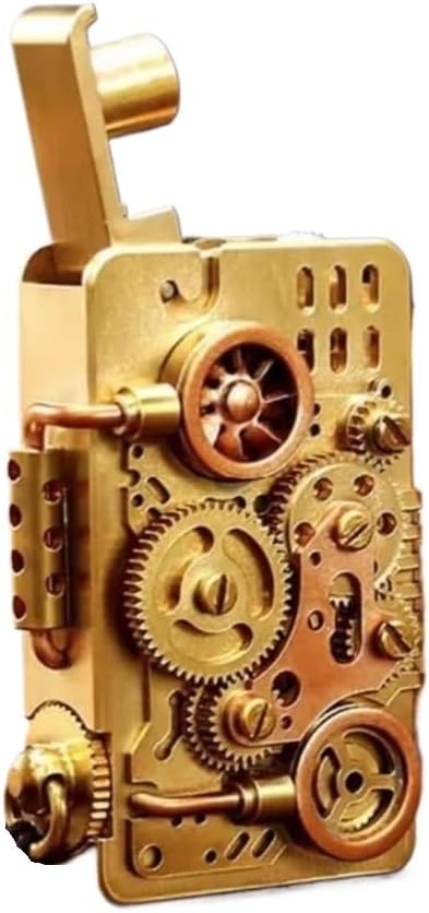 ヴィンテージメタル灯油ライター、ヴィンテージ手作り真鍮ヘビーデューティトレンチライター、防風ソフトフレーム詰め替え可能便利なライター