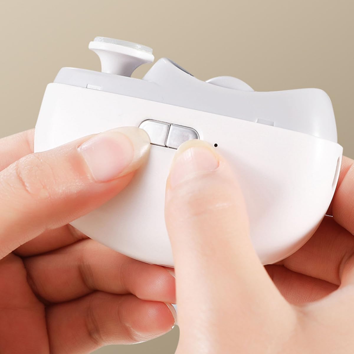 Ciieeo Tagliaunghie Elettrico 2 in 1 Funzione Lima e Taglio per Adulti e Ragazze per Cura Unghie Mani e Piedi