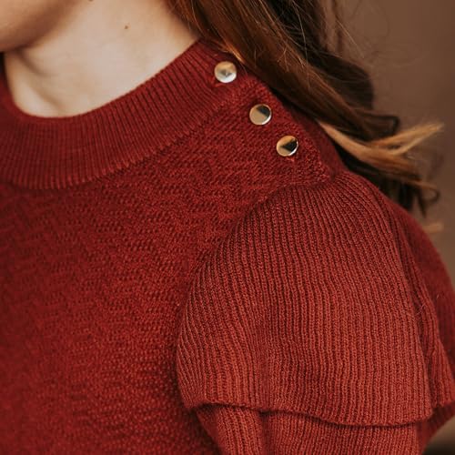Image of Hope & Henry Girls' Milano Tipped Sweater Dress
