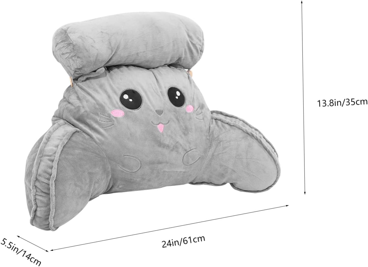 Pillow Arms Backrest Pillow Soft Bed Couch Floor Back Support for Neck Waist