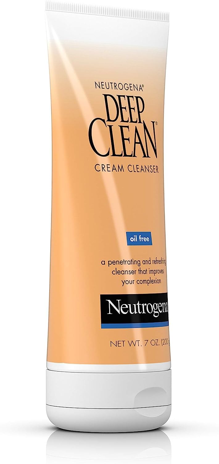 Neutrogena Deep Clean Cream Cleanser 7 oz (Pack of 4)