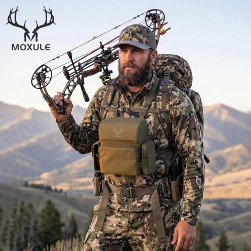 Image of MOXULE Binocular Harness Chest Pack: Bino Case with Rangefinder Pocket XL