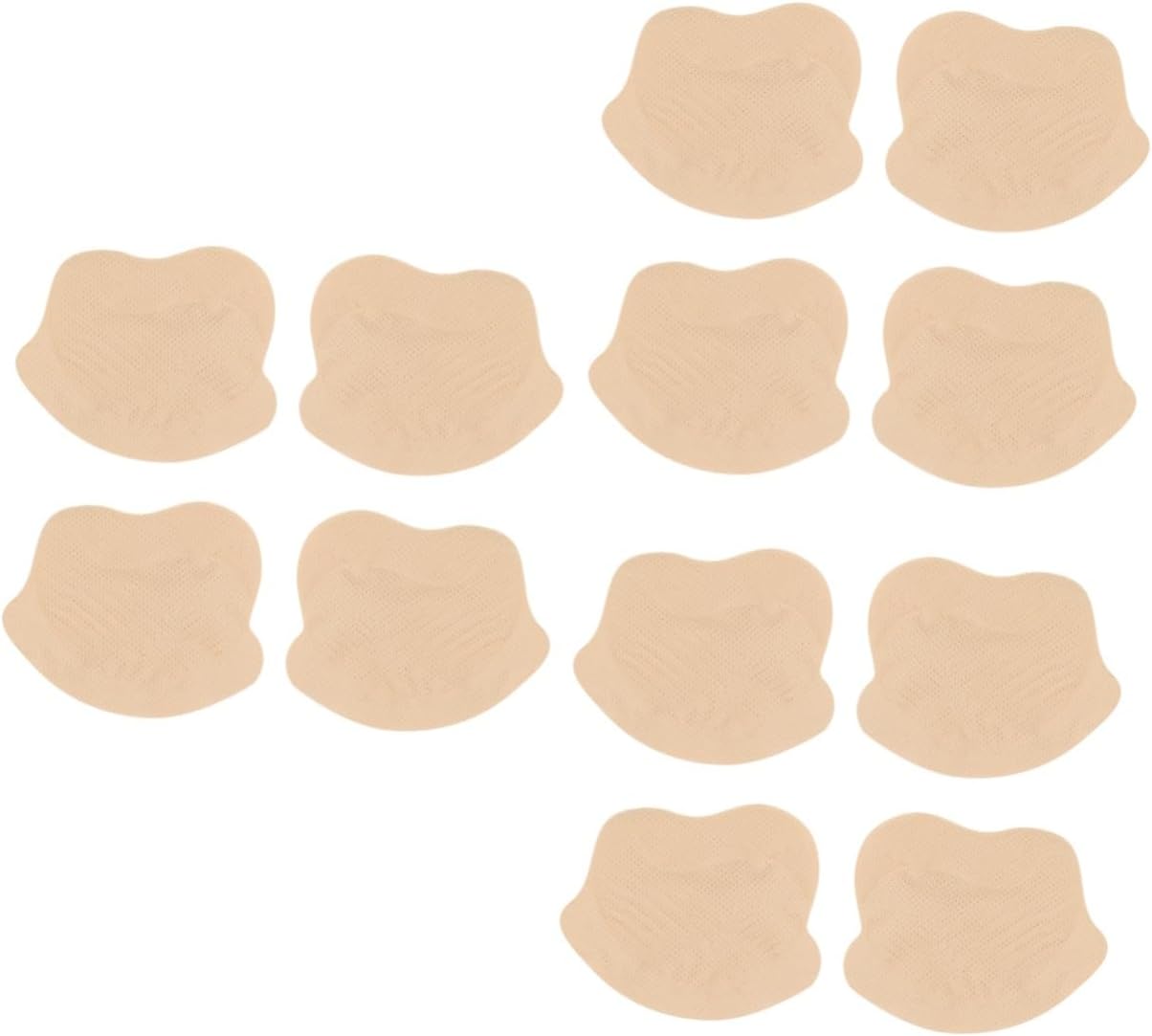 Amosfun 4 Pairs Chest Pad Stitched Bra Cushion Sewn Bra Padded Bra Inserts Pads Breast Bra Pads Linen Bra Pads