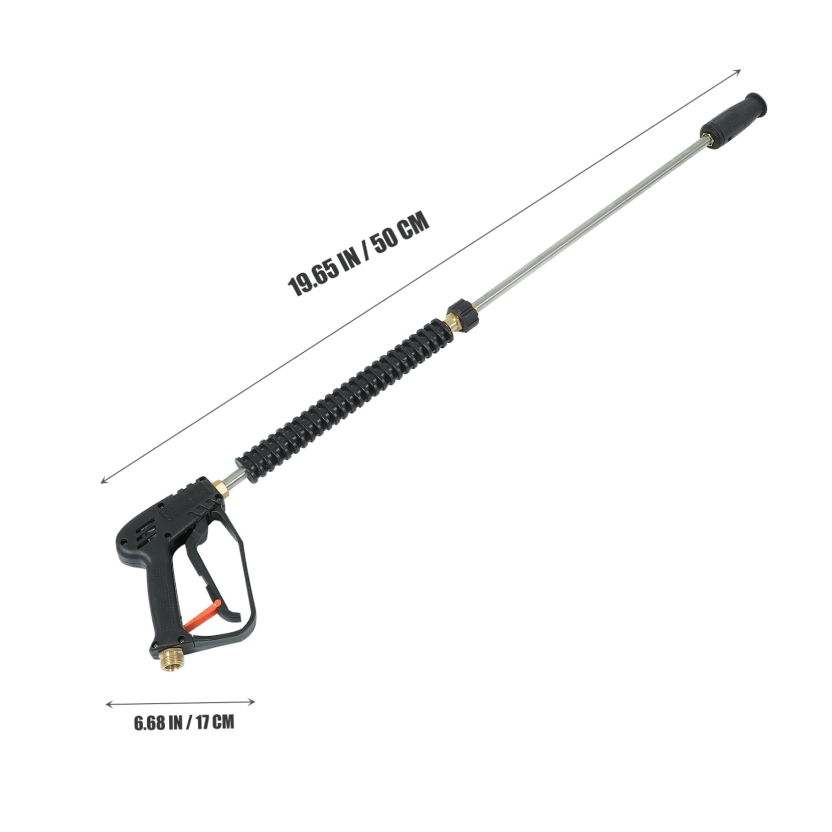ibasenice Boquilla De Hidrolimpiadora Compatible Lanza De Hidrolimpiadora De Alta Presión Accesorios De Lavadora para Coche para Lavado De Coches