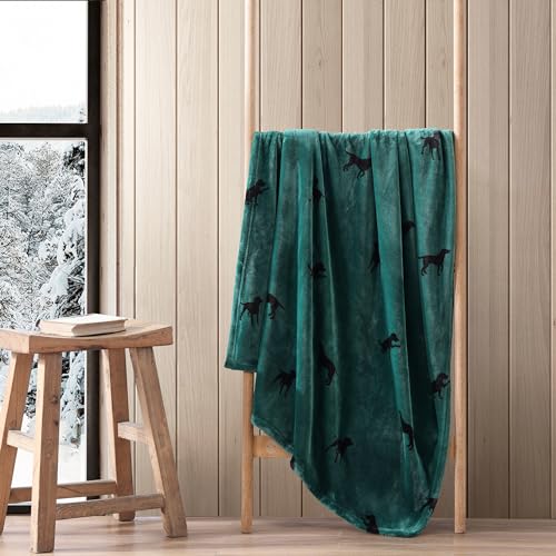 Image of Eddie Bauer - Throw Blanket, Ultra-Soft & Reversible Plush Bedding, Blanket for Couch & Bed (Buddy The Dog Green, 50 inch x 60 inch)
