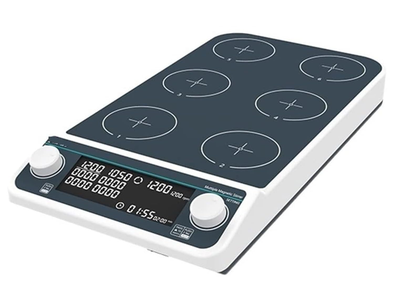 Agitatore Magnetico Agitatore Automatico Con Display A LED Controllo Sincrono/asincrono Velocità/tempo Regolabili Display Digitale Multiposizione Strumento Di Agitazione For La Ricerca Laboratorio