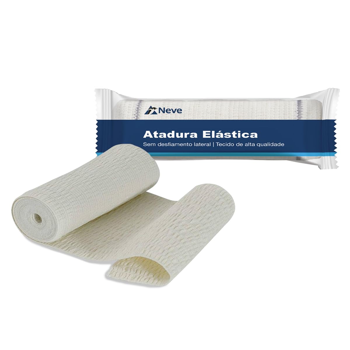 Atadura Elástica Neve 10cm x 2,2m Linha Safe Branco