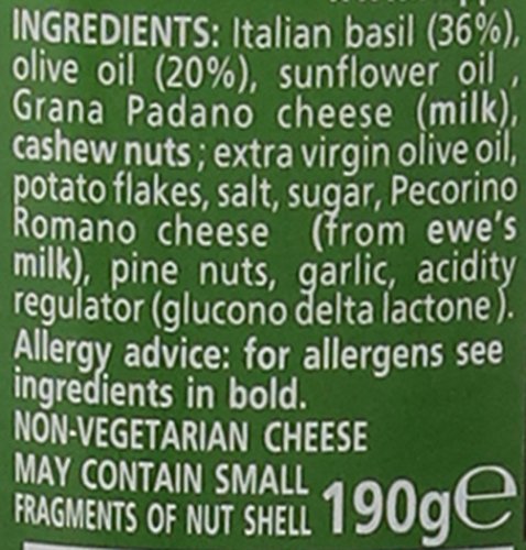 Image of Filippo Berio Classic Pesto, 190 g (Pack of 3)