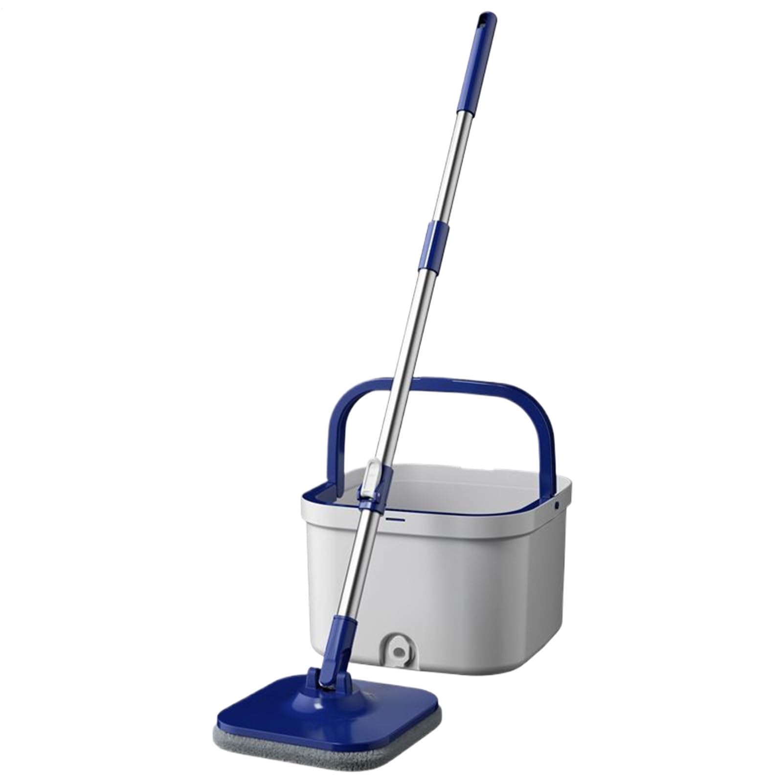 Limpiador de suelo giratorio, limpiador giratorio de 360 ° en seco y húmedo, 1 juego, juego para eliminar el polvo, para cocina, madera dura, salón, comedor, apartam