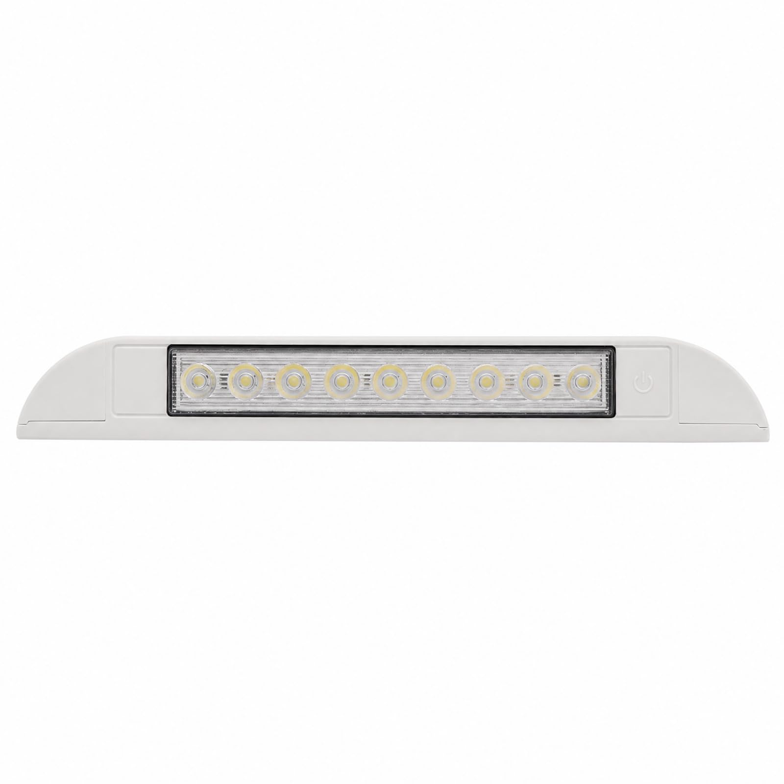 Lámpara LED con 9 Diodos Emisores lgada Luz LED con Carcasa PC y Lente Rectangular Compacta para Campamento, Lectura en Vehículo,
